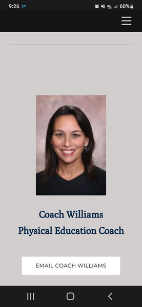 Head coach Catherine Williams
